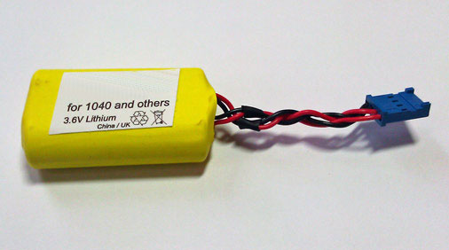 NUM 1000 Series (1020, 1040, 1060) CNC Controller Lithium Battery