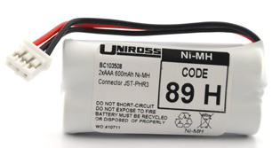 Batterie Pour Téléphone Philips DECT 211/215, KALA 300, XALIO 300 - 2.4V, 600 MAh, Ni-MH - Remplacement Haute Performance